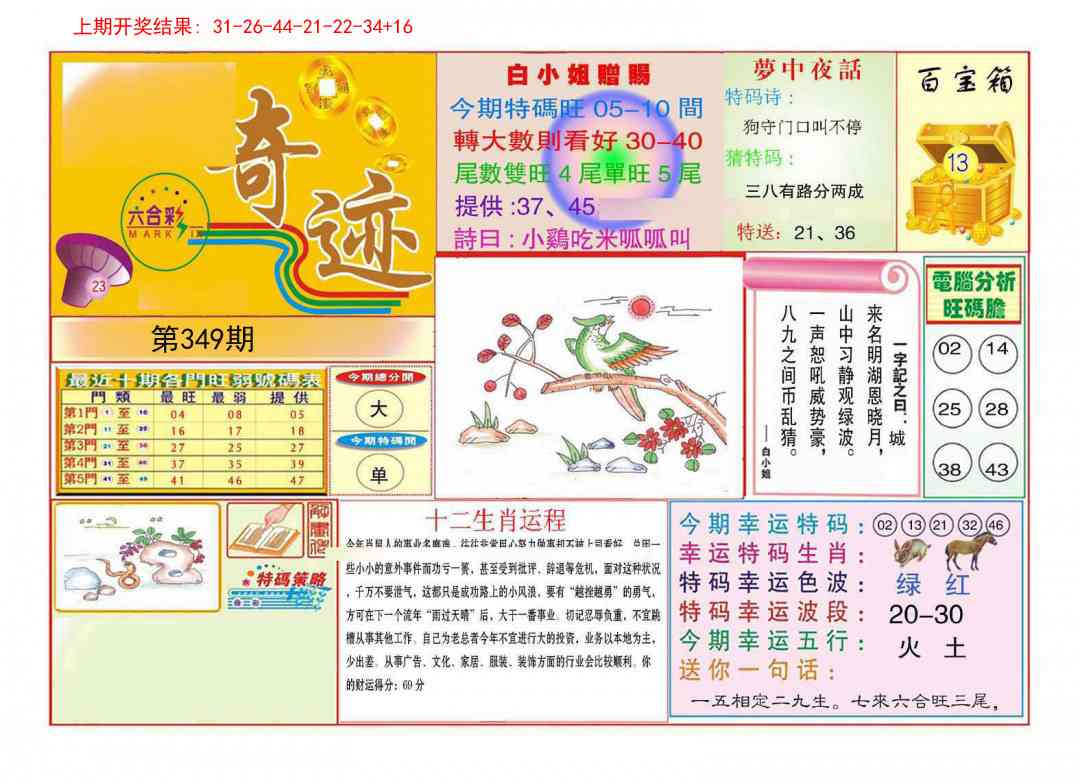 349期九龍奇迹A(推荐)[图]