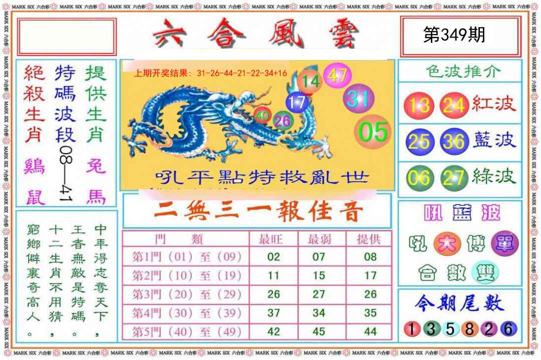 349期六合风云[图]