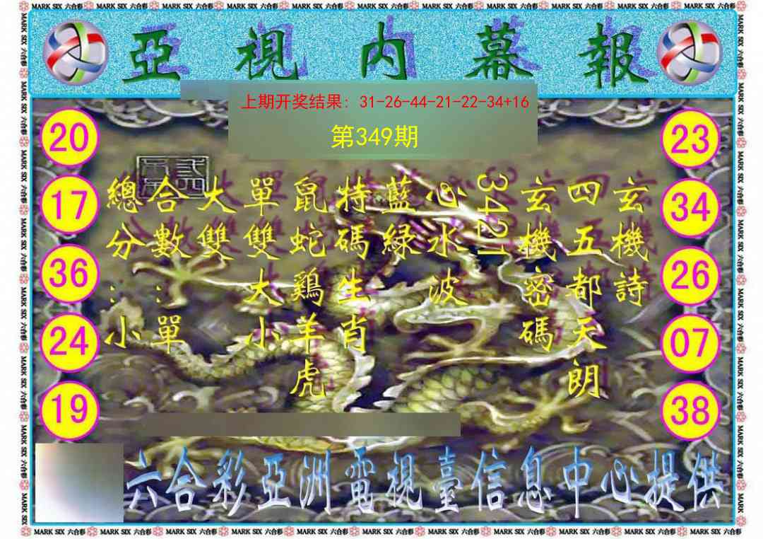 349期亚视内幕报[图]