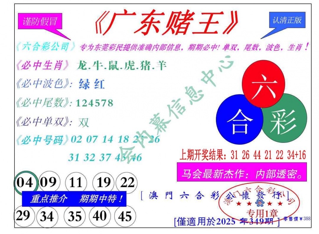 349期广东赌王[图]