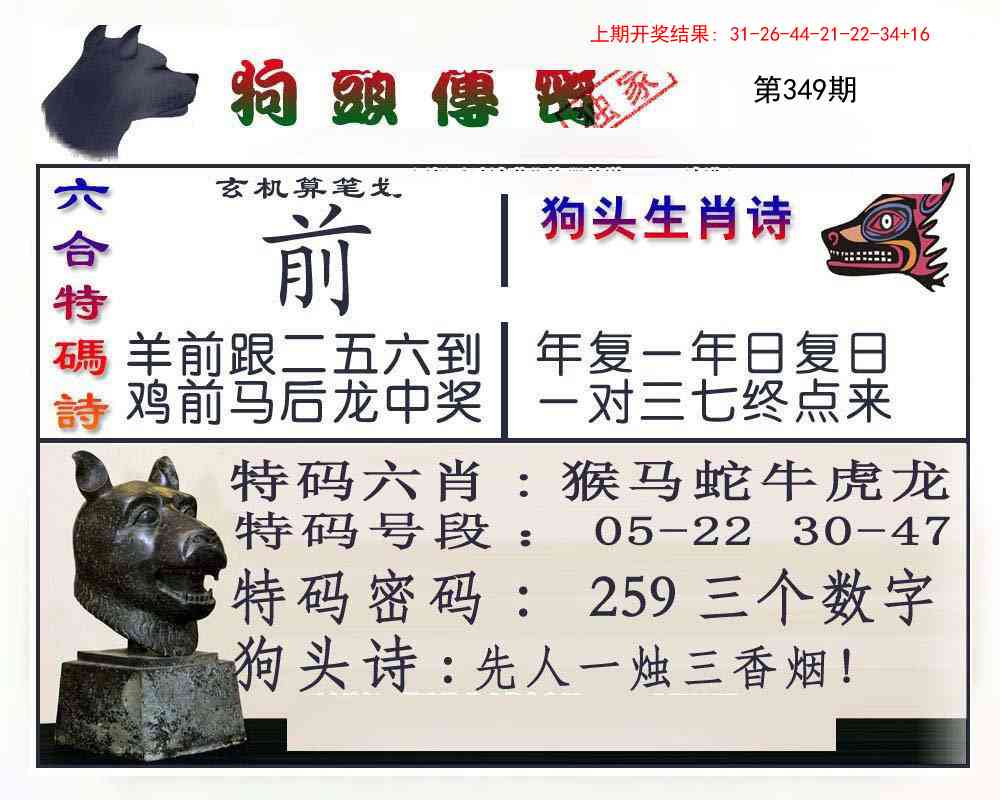 349期狗头传密[图]