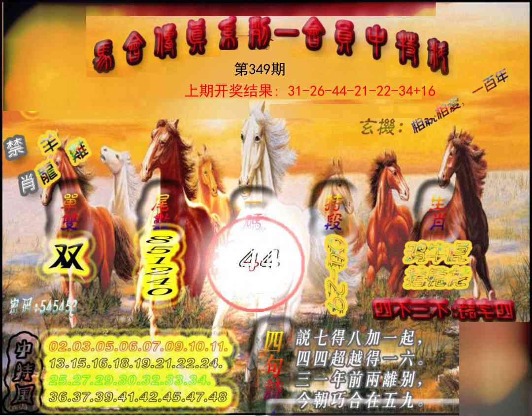 349期马会传真-会员报[图]