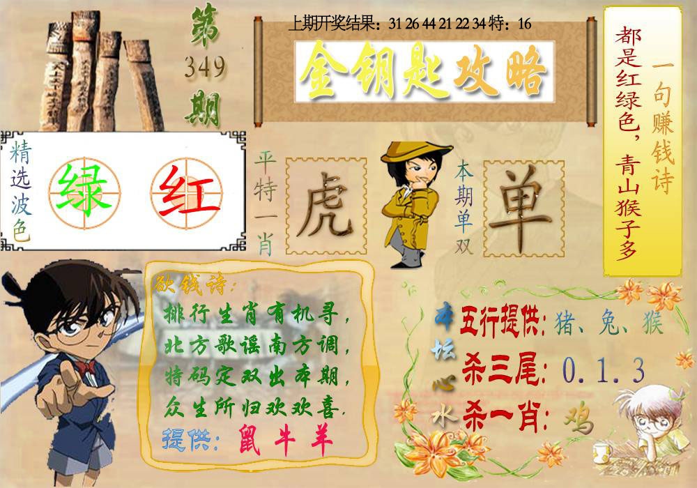 349期《金钥匙攻略》[图]
