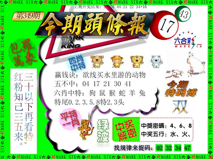 349期今期头条报[图]