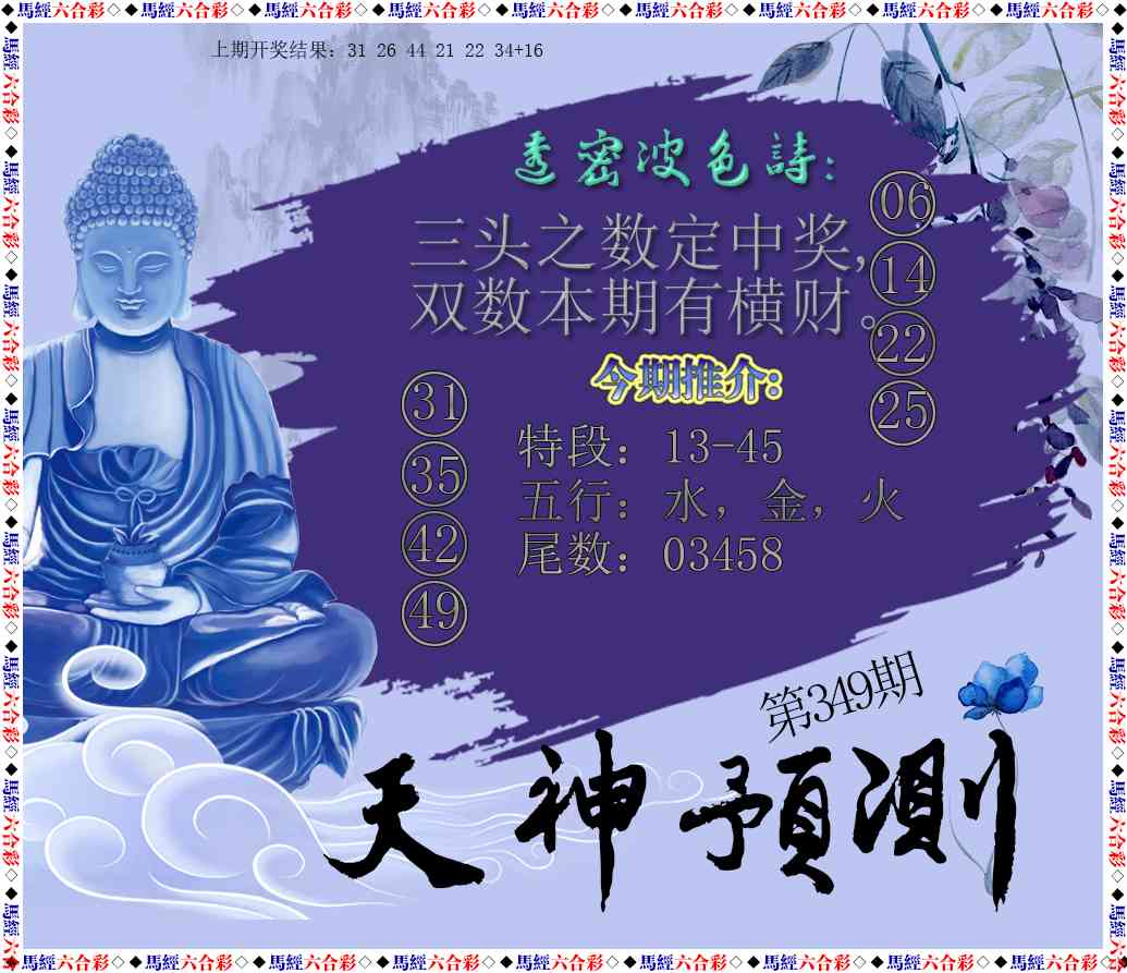 349期天神预测[图]