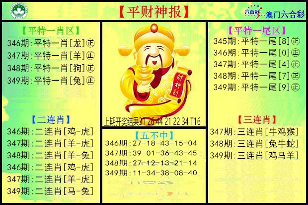 349期平财神[图]