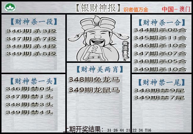 349期银财神[图]
