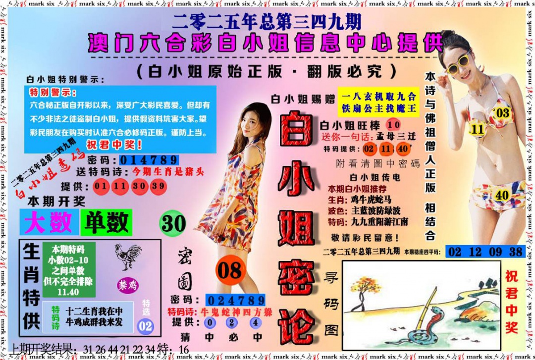 349期白小姐密论[图]