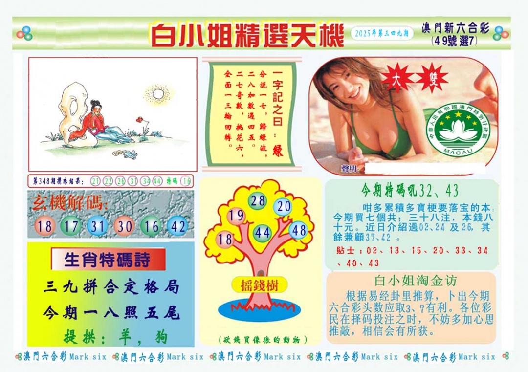 349期白小姐精选玄机A[图]