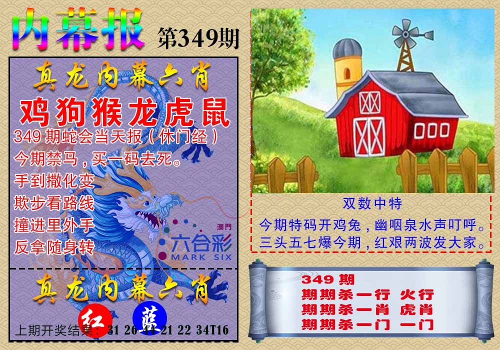 349期真龙内幕报[图]