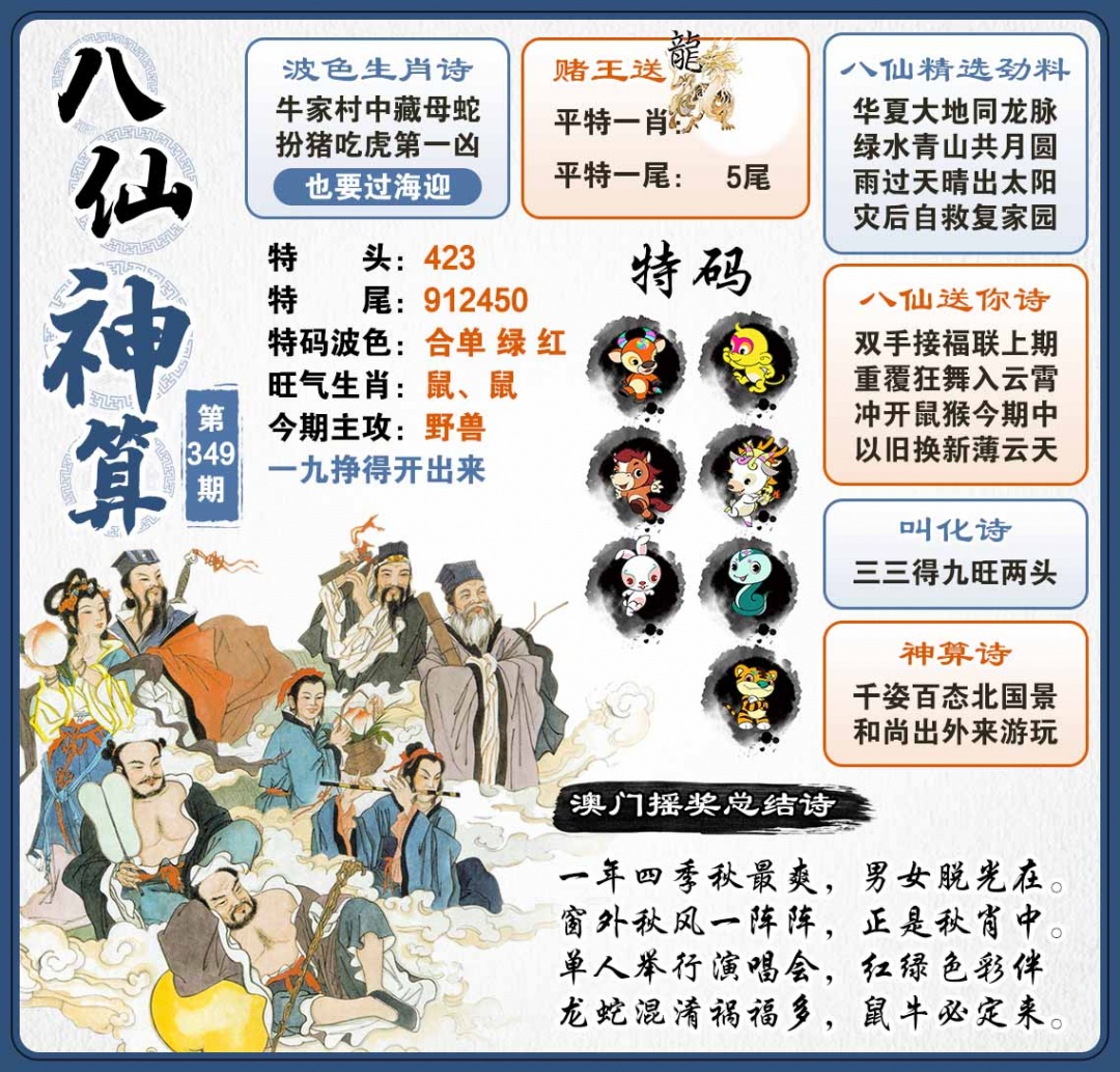 349期八仙神算[图]