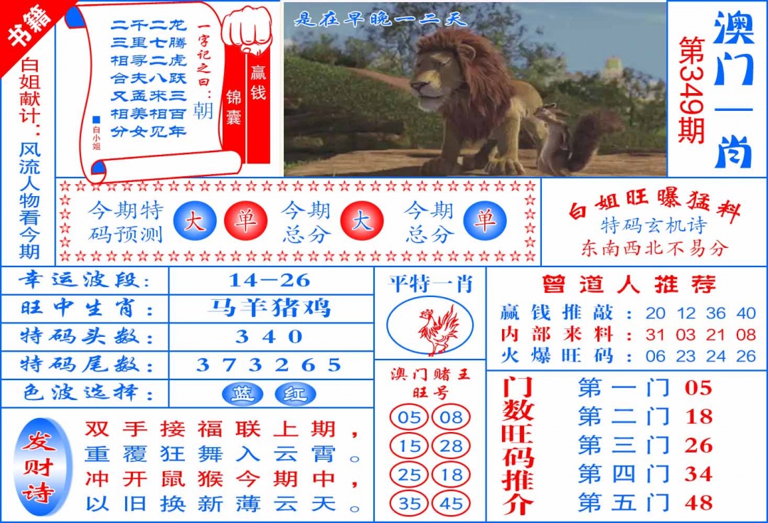 349期澳门东北虎[图]