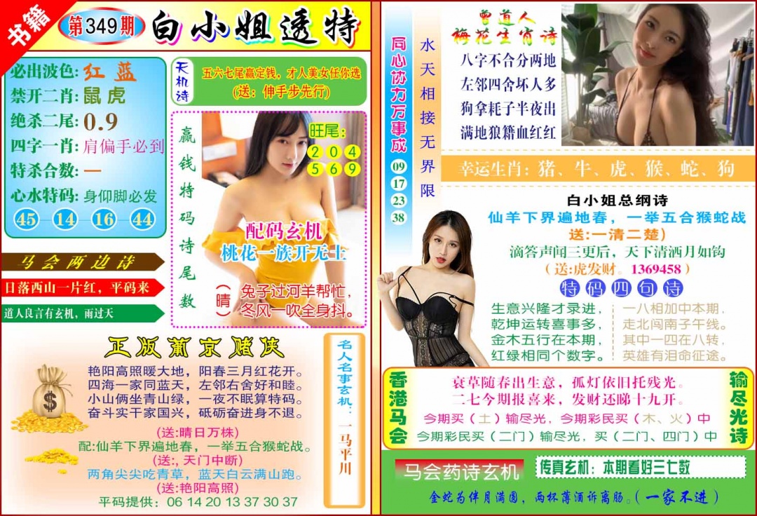 349期澳门白小姐透特[图]